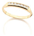 Rommanel Anillo De Oro 18k Laminado Mujer Zircon Compromiso Parejas 2