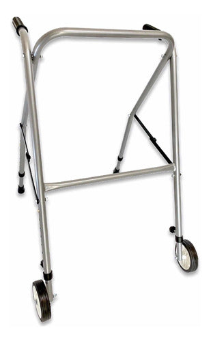 B. Romano Adjustable Folding Orthopedic Walker with Wheels - 120kg Capacity 5