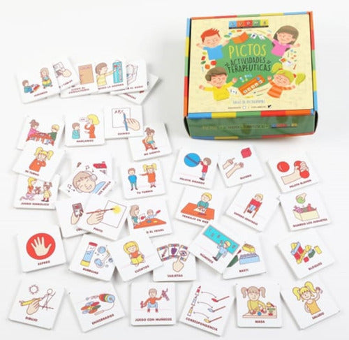 Therapeutic Activities Pictograms 36 Cards Velcro or Magnet 1