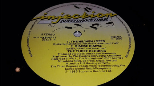 Three Degrees The Heaven I Need Vinilo Maxi Holland 1985 1