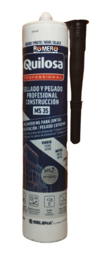 Quilosa Polimero Sellador Sintex Ms 35 Multiuso Negro 280ml 0