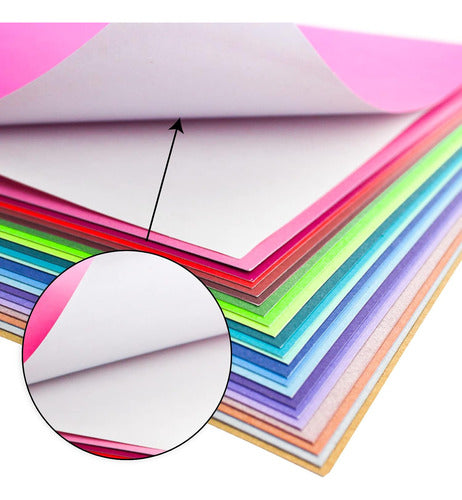 Vidabita Self-Adhesive A4 Paper 22 Colors 250gsm for Craft 1