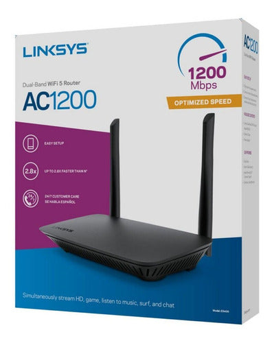 Linksys Router E5400 AC1200 Dual Band 0