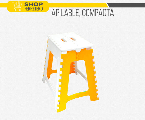 Folding Plastic Camping Stool - Sturdy and Compact - Choose Your Color 6