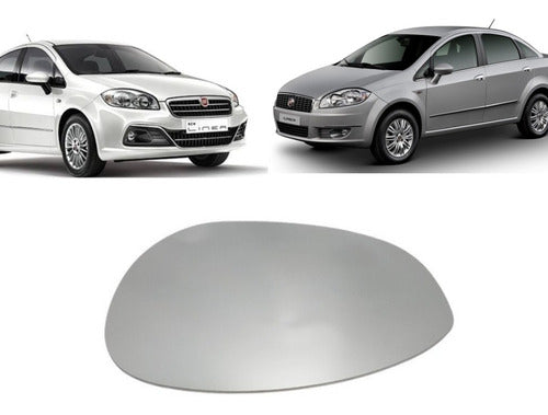 Giving Glass Mirror Plate with Base Fiat Linea 2009 to 2016 5