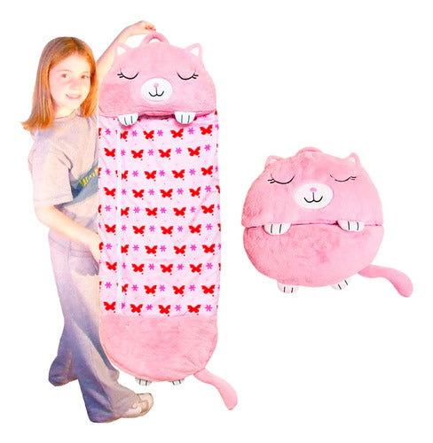 Generica Unicornio 3 In 1 Plush Sleeping Bag 145x60 Cm (Size M) 2