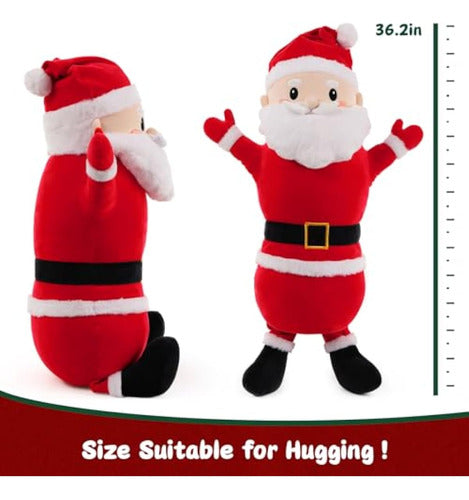 MorisMos Plush Santa Claus Doll 36.2 Inches 3