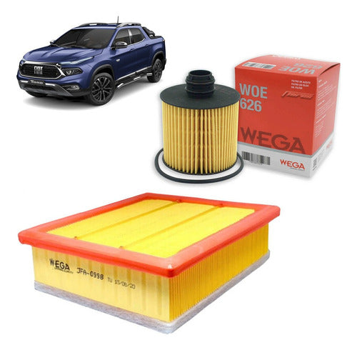 Wega Kit Filtros Aceite Y Aire Fiat Toro 2.0 Multijet 16v 0