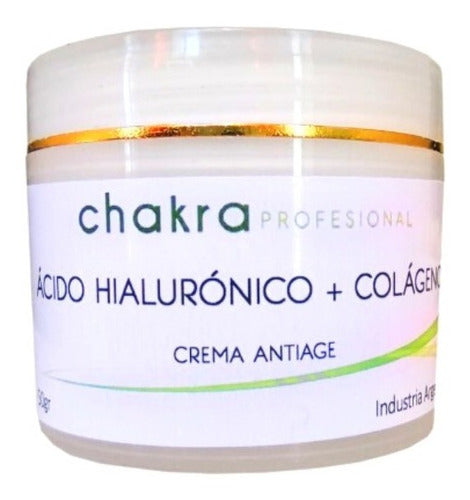 Chakra Profesional Acido Hialurónico + Colageno Crema X 50cc 0