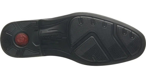 Pegada Mocasín De Cuero Negro Con Cordón - Región Sur Store 5