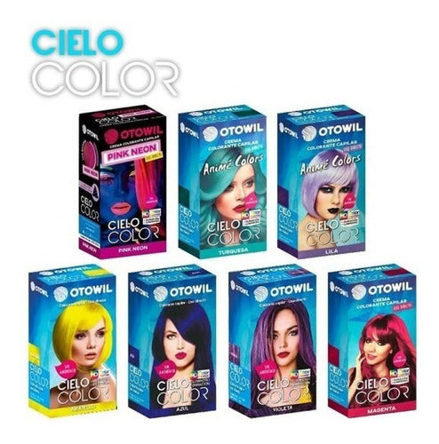 Otowil Hair Color Cream Set of 6 Assorted Colors 0