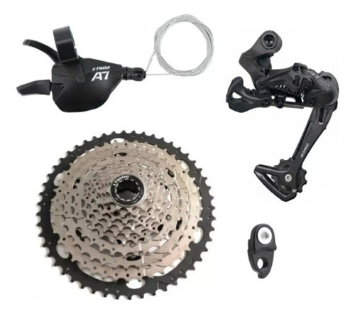 LTWOO Grupo Transmisión 1x10v MTB Shifter Cambio Piñon 6c 0