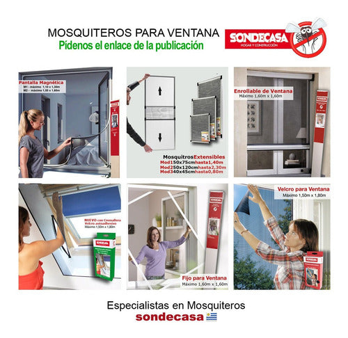 Sondecasa Mosquitero Extensible 50x75, Extends Up to 1.40m 6