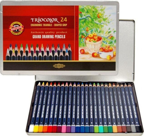 Koh-I-Noor Triocolor Jumbo Pencils X24 0