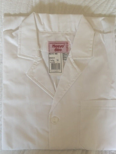 White School Lab Coat Size 14 2