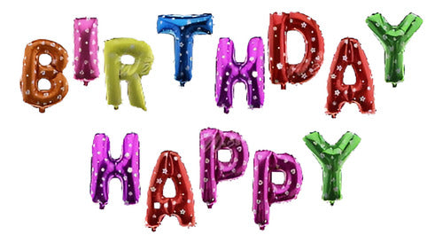 Generic Happy Birthday Letter Balloon Set 0