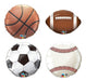 Qualatex Metallic Rugby Ball Balloon 45 Cm X 3 Units 3