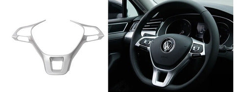 Aplique Volante Gris Vw Nivus Golf Virtus T-cross Comandos 2