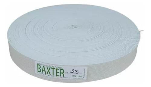 Baxter Elastic Tape 25mm 2.5cm X 1 Meter Embedding 0