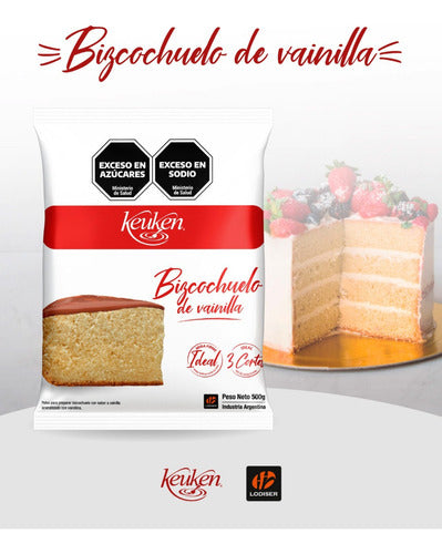 Premezcla Para Bizcochuelo De Vainilla Keuken Lodiser 500g 1