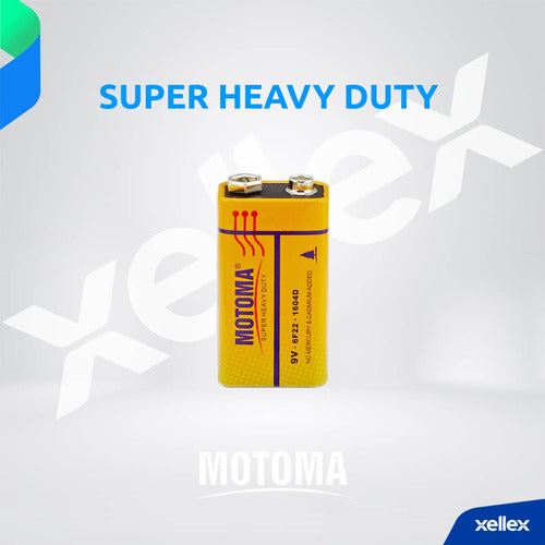 Motoma Carbon Zinc 9V Battery Pack of 100 Units 4