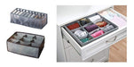 Set of 2 Drawer Organizers 19 Compartments for Underwear and Jewelry 0