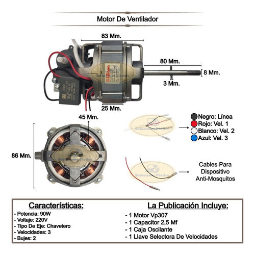 Liliana Fan Motor VP2014 / VP20P Original 1