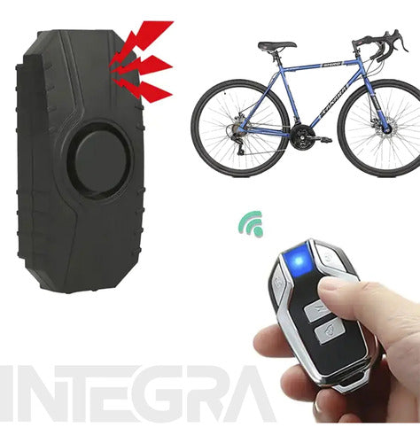 Alarma Sensor C/carga Usb Bicis Motos Antirrobo Inalámbrica 3