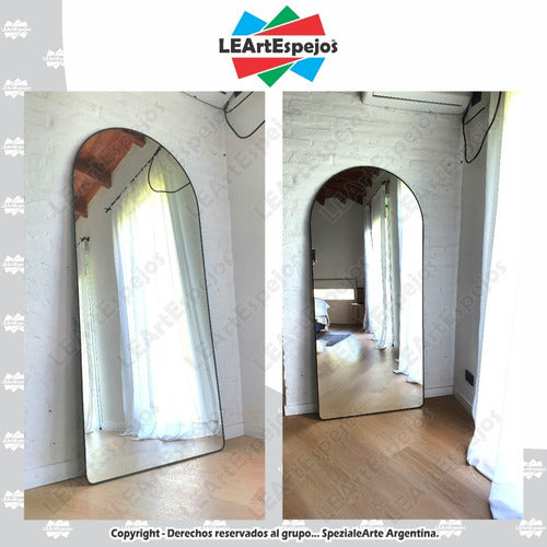 Arched Mirror 160x60cm PVC Frame Hanging Rosario Funes Free Shipping 1