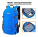 Mochila 40 L Para Senderismo, Trekking - B2 Azul. 2