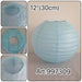 Pack of 5 Chinese Paper Lanterns 30cm - Assorted Colors 3