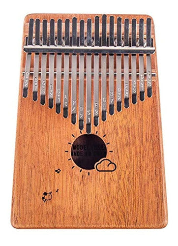 Kalimba - Piano Para Dedo Del Pulgar (17 Llaves Caoba Maciza 0