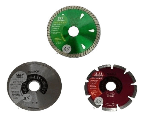 Aliafor Diamond Blades Porcelain Combo 115mm X 3 0