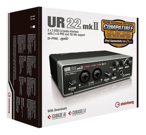 Yamaha Steinberg Ur22mkii Interfaz Usb De 2 Canales 2