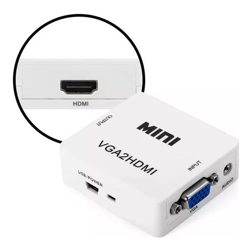 Miaband VGA To HDMI Converter With Analog To Digital Audio 1