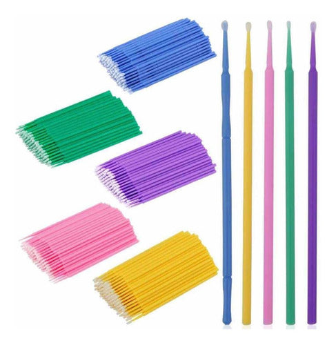 Generic Micro Applicators X100 Assorted Eyelash Extension Swabs 0