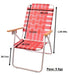 NAHUEL Camping Chair - 5 Positions with Polyester Straps and Free Shipping 1