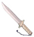 Silver Rambo Style Knife with Tactical Survival Accessories 5