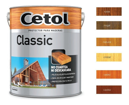 Cetol Classic Exterior 4L Impregnating Wood Stain Satin 3