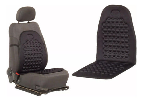 Black Magnetic Massage Car Seat and Back Cover 8
