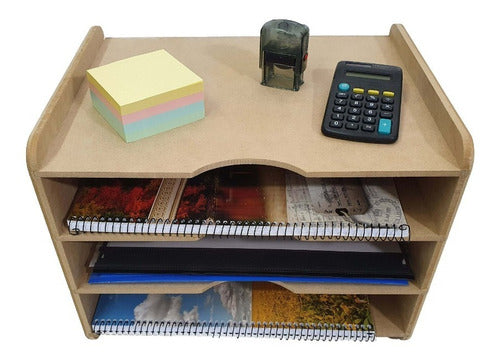 Colino Organizer De Escritorio En Fibrofacil Modelo 4 1