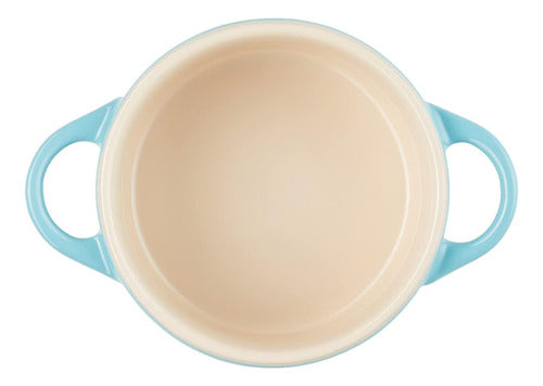 Cacerola Le Creuset Pequeña Cerámica 8 Oz Azul Caribe 3