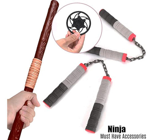 Liberty Imports Juego De Armas De Juguete Ninja 3