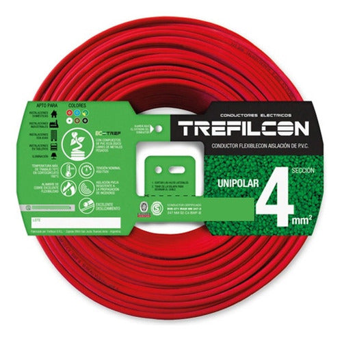 TREFILCON 4mm Single-core Standardized Cable Roll x 50 Meters 21