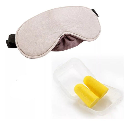 Travel Blue Sleep Mask Kit - 2 Eye Masks and Earplugs 0