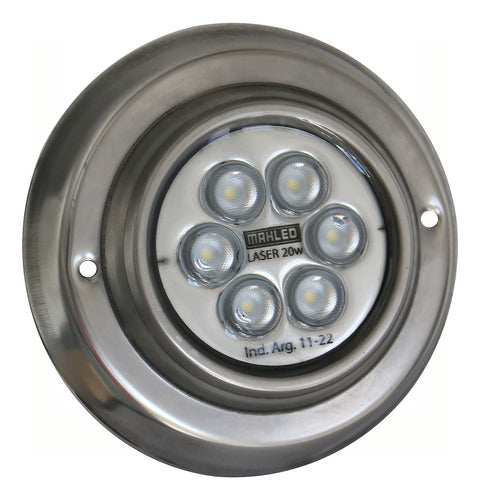 RGB LED Pool Light 20W Stainless Steel Fixture for Concrete Pool 0