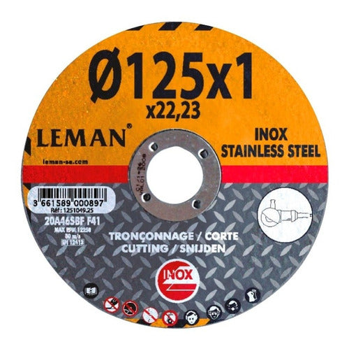 Leman Stainless Steel Cutting Disc 230x2.5x22.23mm 0