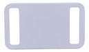 Rectangular Aluminum White Sublimatable Tags - Pack of 50 0