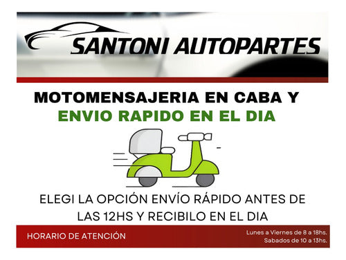 SANTONI Juego Manija Exterior Delantera Volkswagen Gol 3 Puertas 6