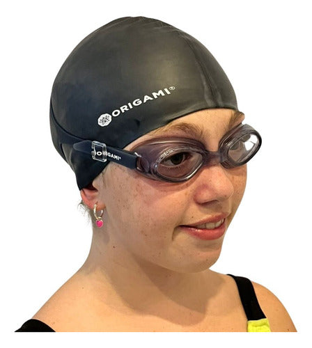 Origami Kids Swimming Kit: Goggles and Speed Printed Cap 26